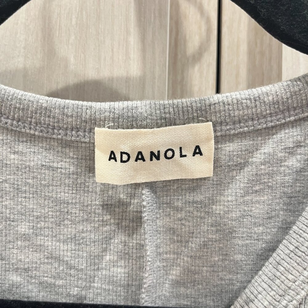 Adanola Rib Racer Mini Dress - Gray - Picture 4 of 6
